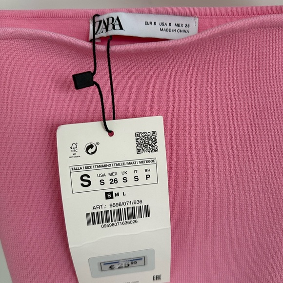 Zara Pink Dress Shirt - Picture 3 of 3